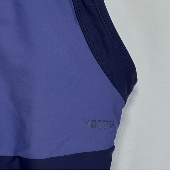 Roots | Navy Blue One Piece Swim Suit | One piece swimwear - Picture 2 of 5